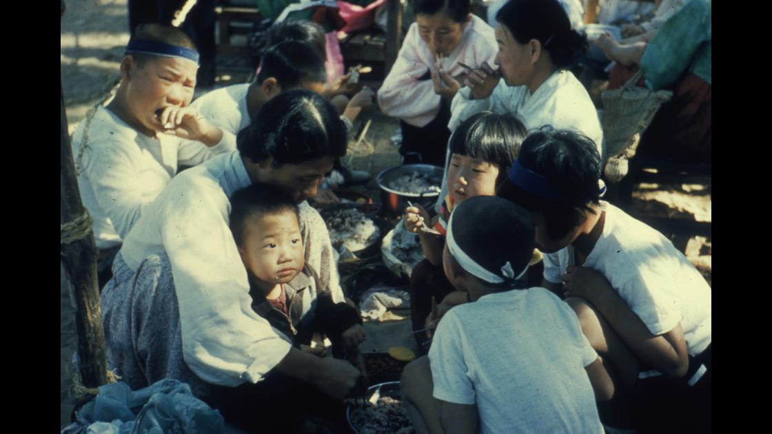 1958년 초등학교 소풍의 점심시간 썸네일