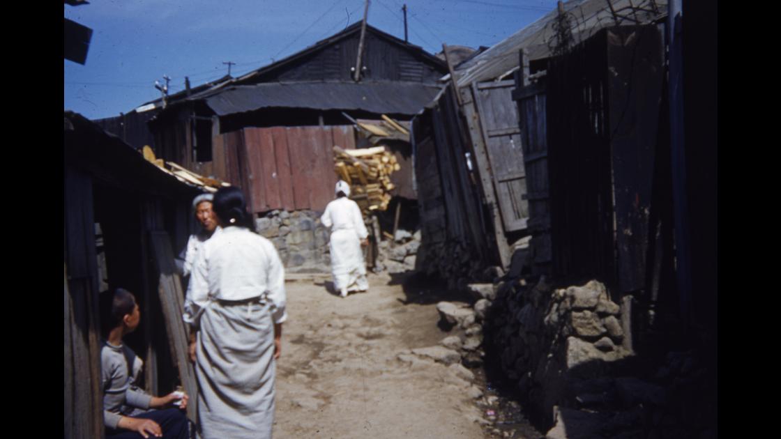 1952년 부산의 산자락 마을 골목길 썸네일