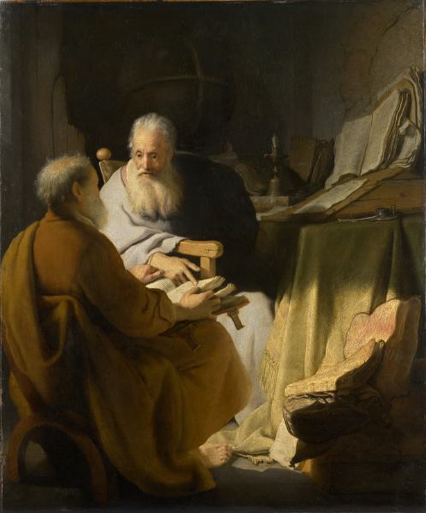 Two Old Men Disputing (St. Peter and St. Paul) 썸네일