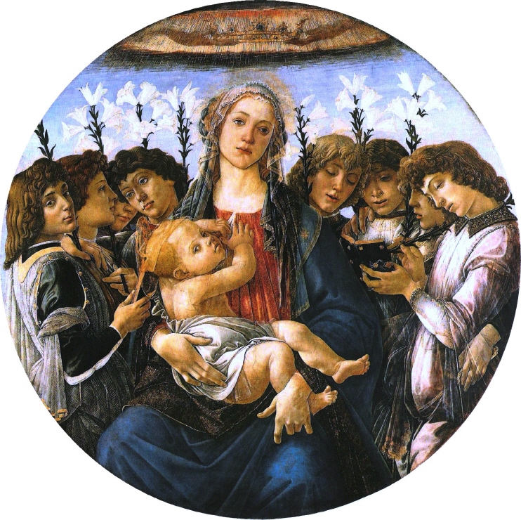 Madonna and Child with Eight Angels 썸네일