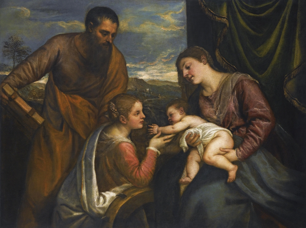 Madonna and Child with Saints Luke and Catherine of Alexandria 썸네일