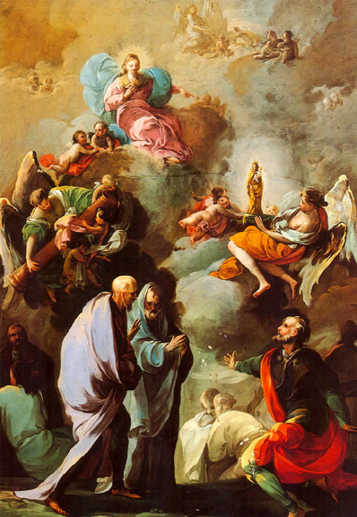 Apparition of the Virgin of Pilar to Santiago and his disciples Zaragoza 썸네일