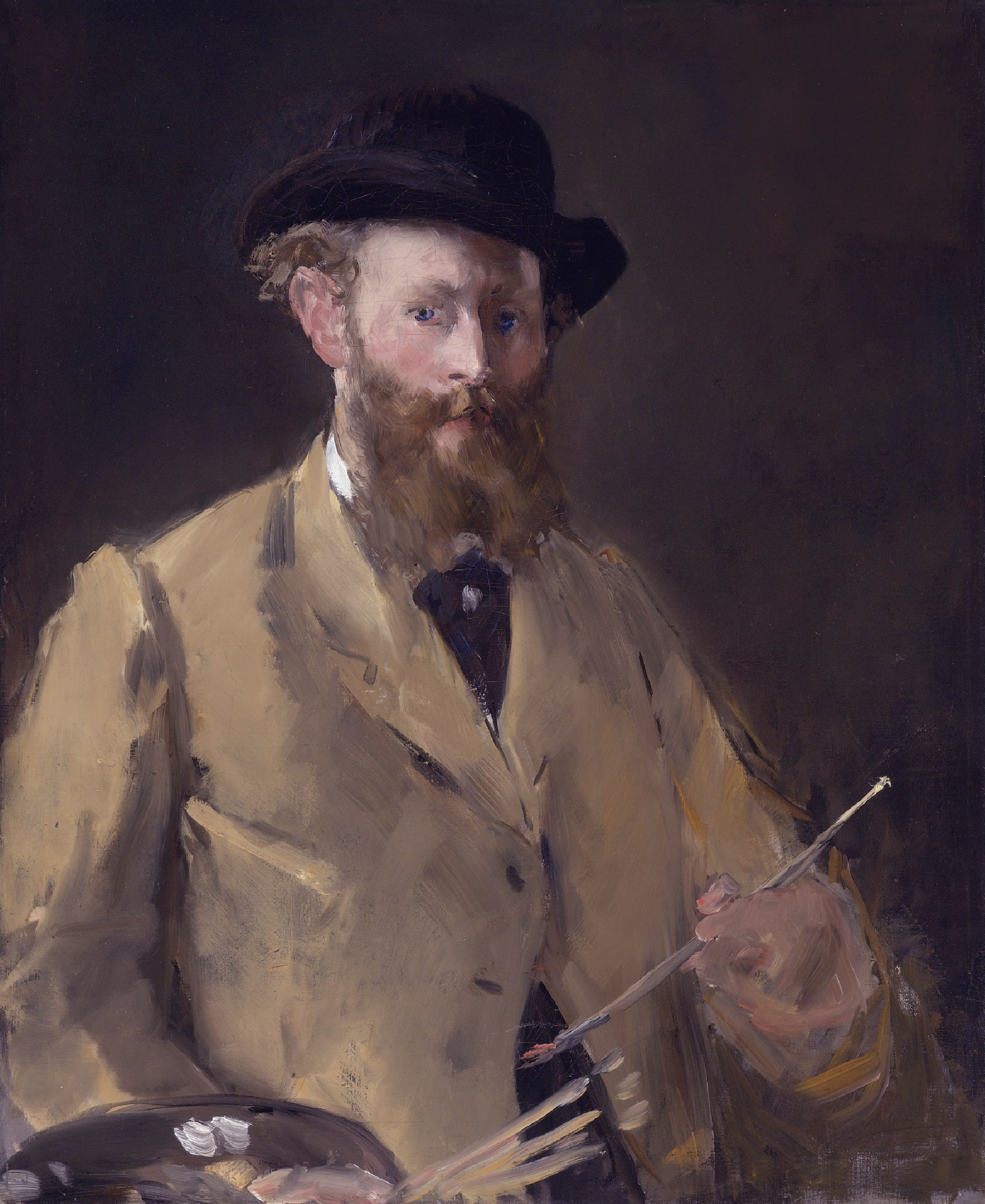 0081_Edouard Manet_self-portrait with palette 썸네일