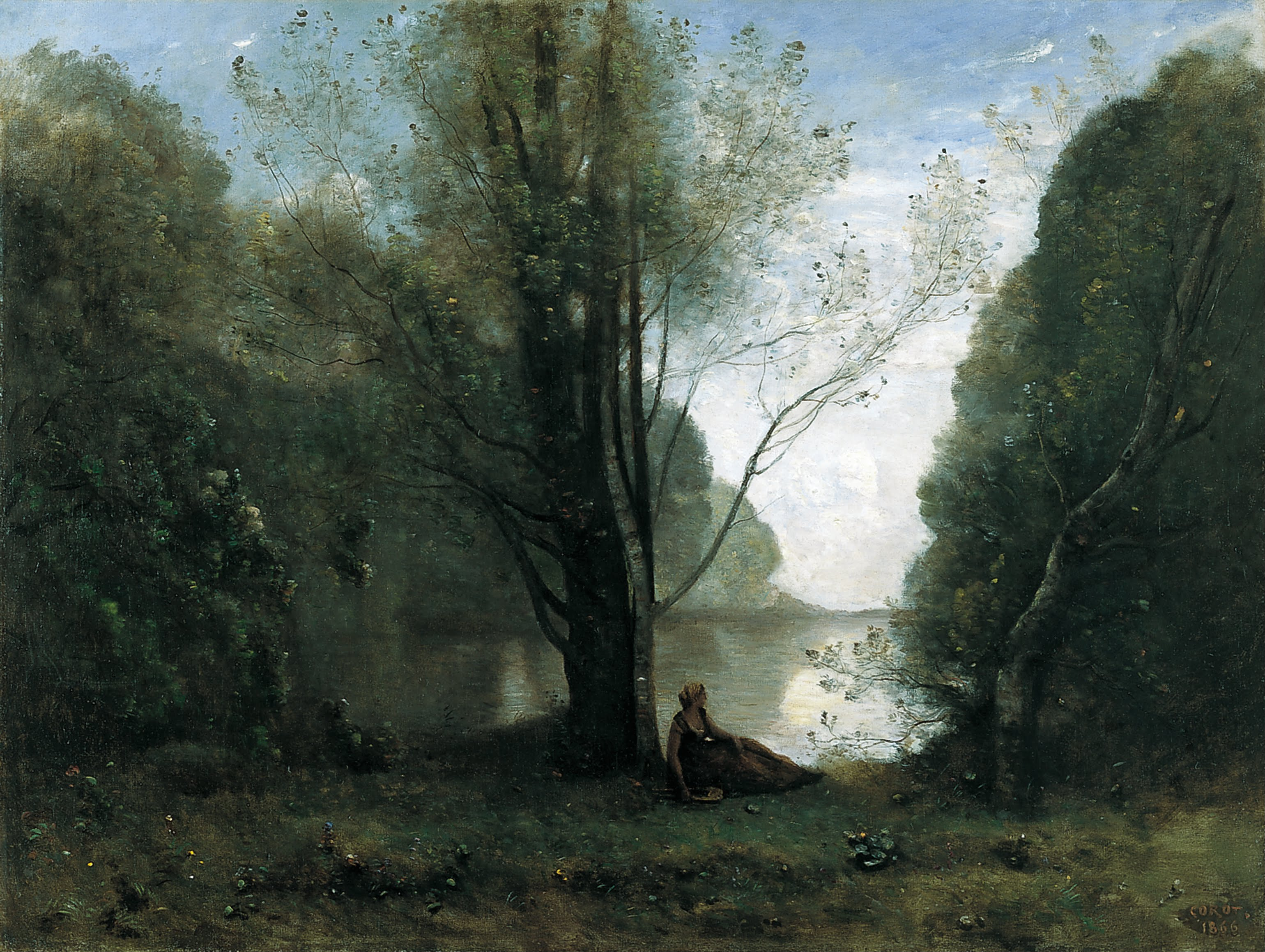 0399_Jean-Baptiste-Camille Corot_Solitude. Souvenir de Vigen, Limousin 썸네일