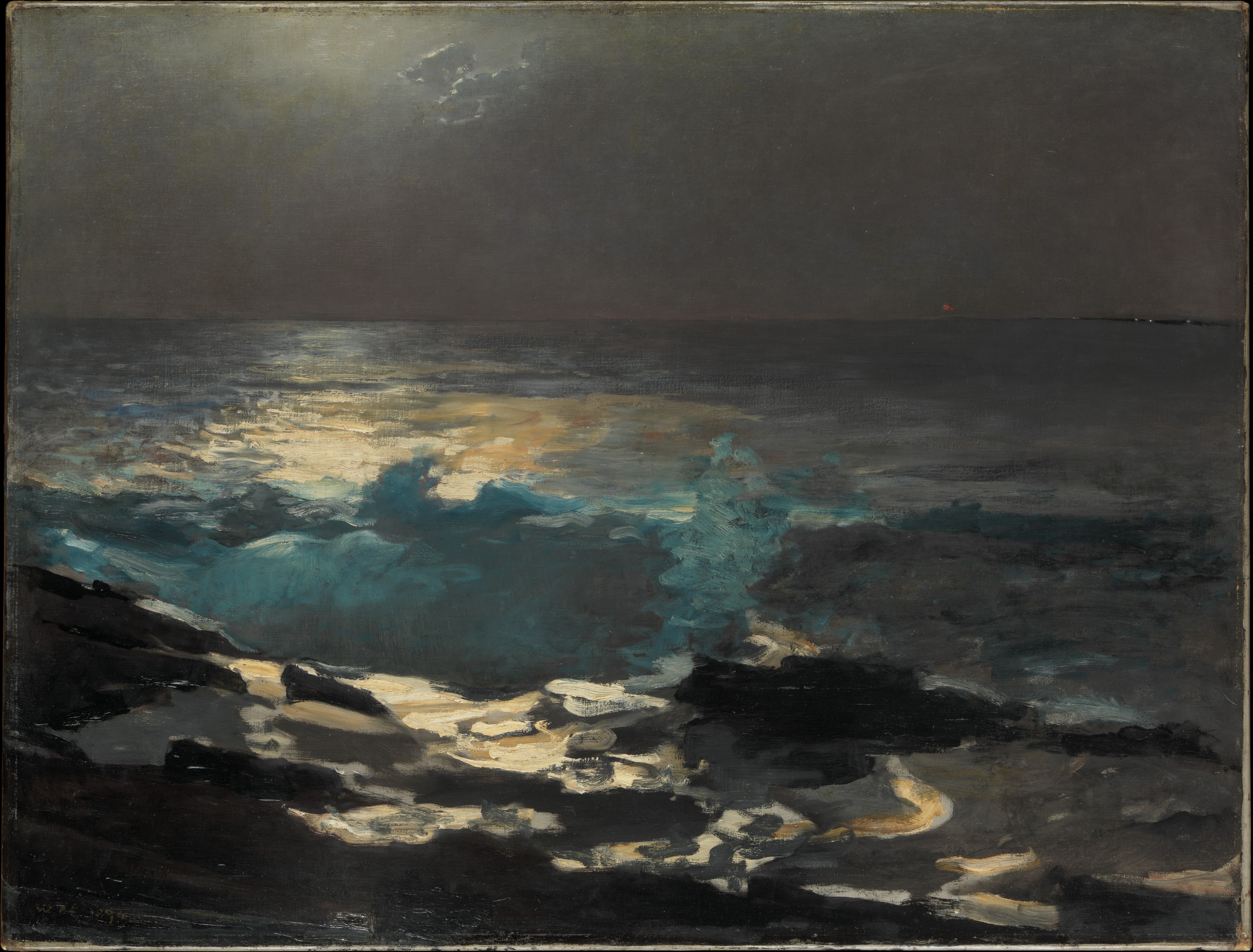 0448_Winslow Homer_Moonlight, Wood Island Light 썸네일