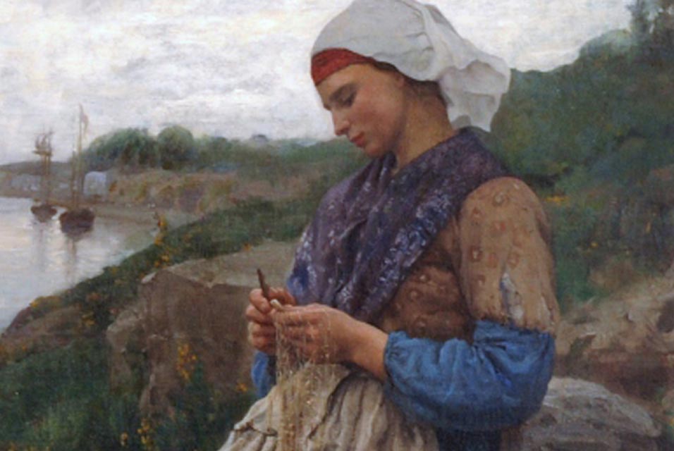 0665_Jules Adolphe Aimé Louis Breton_A Fisherman's Daughter 썸네일