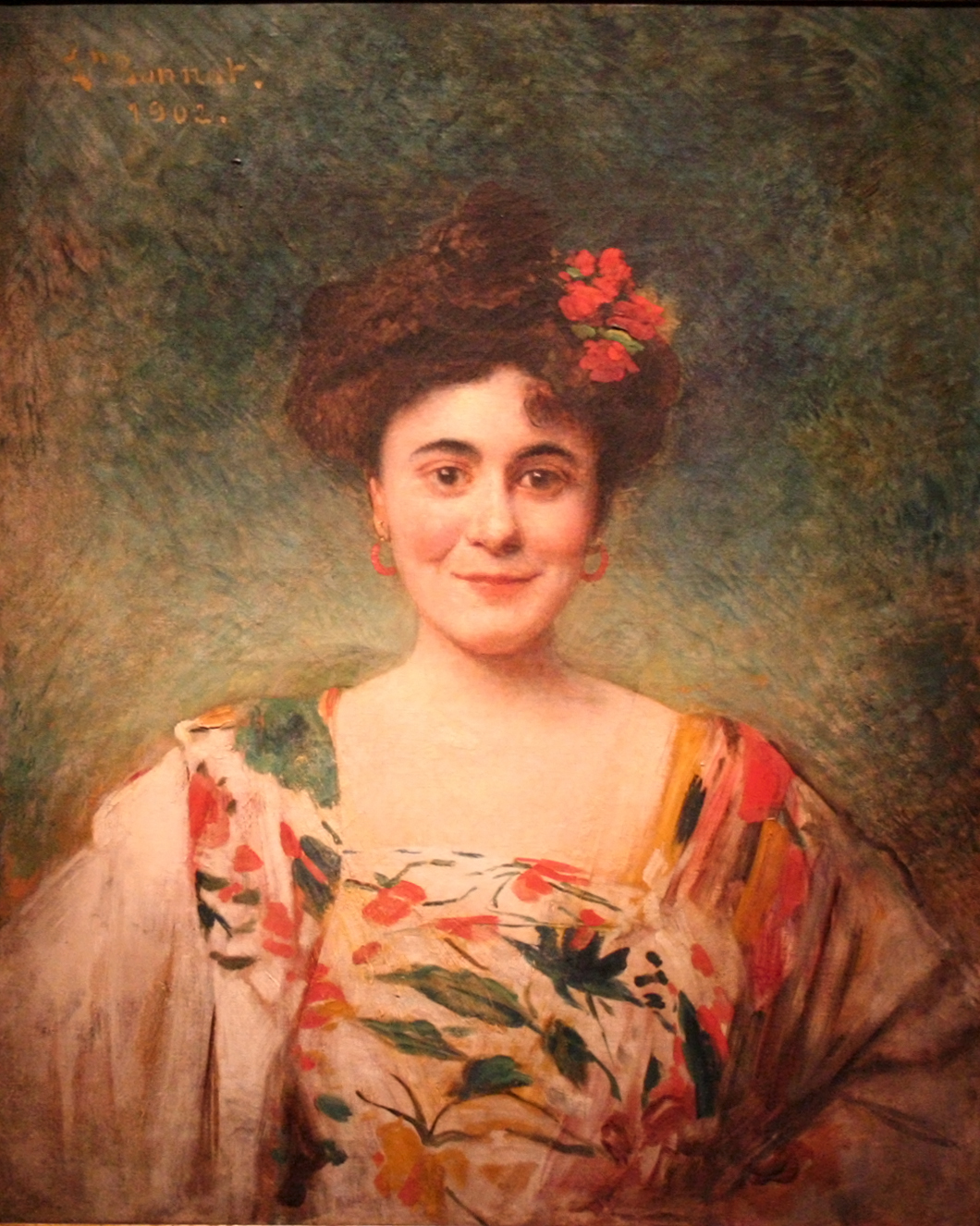 0793_Léon Joseph Florentin Bonnat_Portrait de madame Amédée Dotézac, belle-fille du Dr Albert Dotézac, directeur des Thermes de Cambo-les-Bains. 썸네일