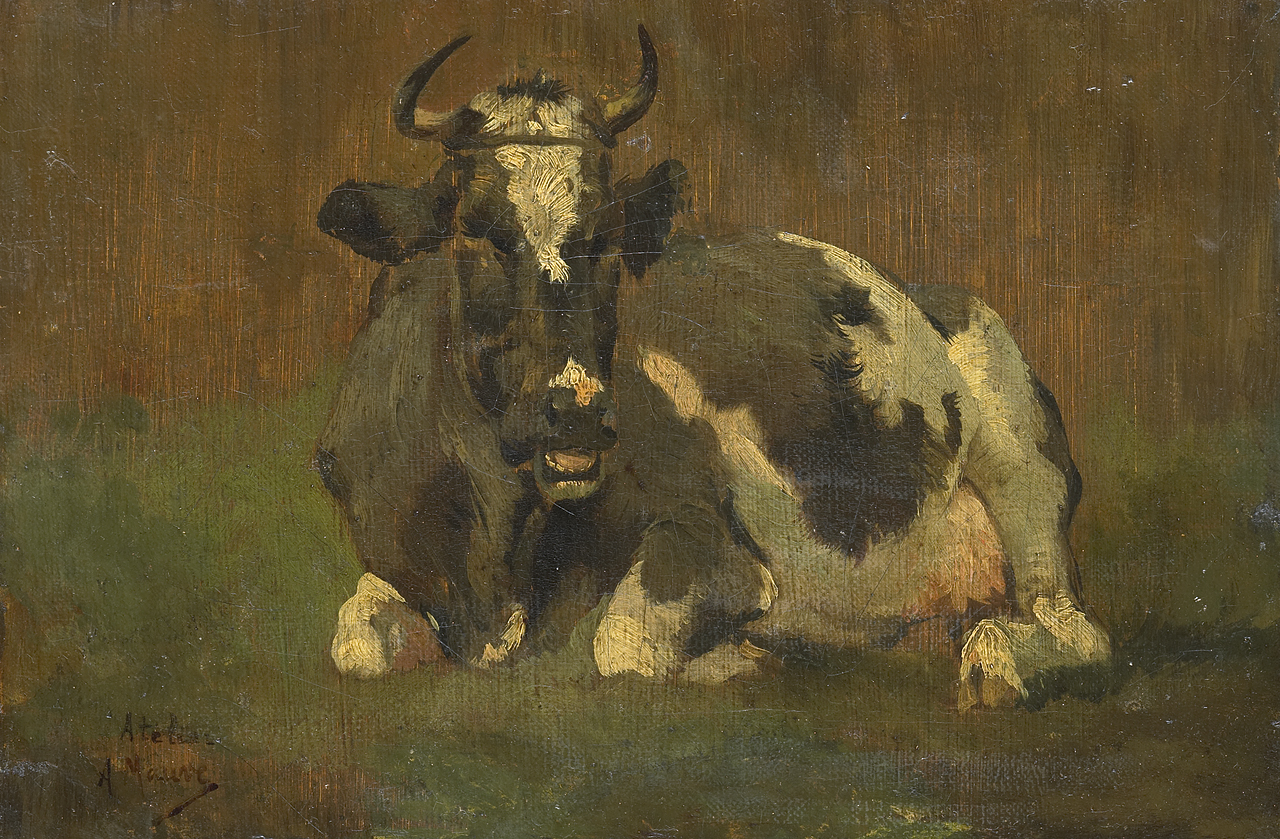 0857_Anton Rudolf Mauve_Lying Cow 썸네일