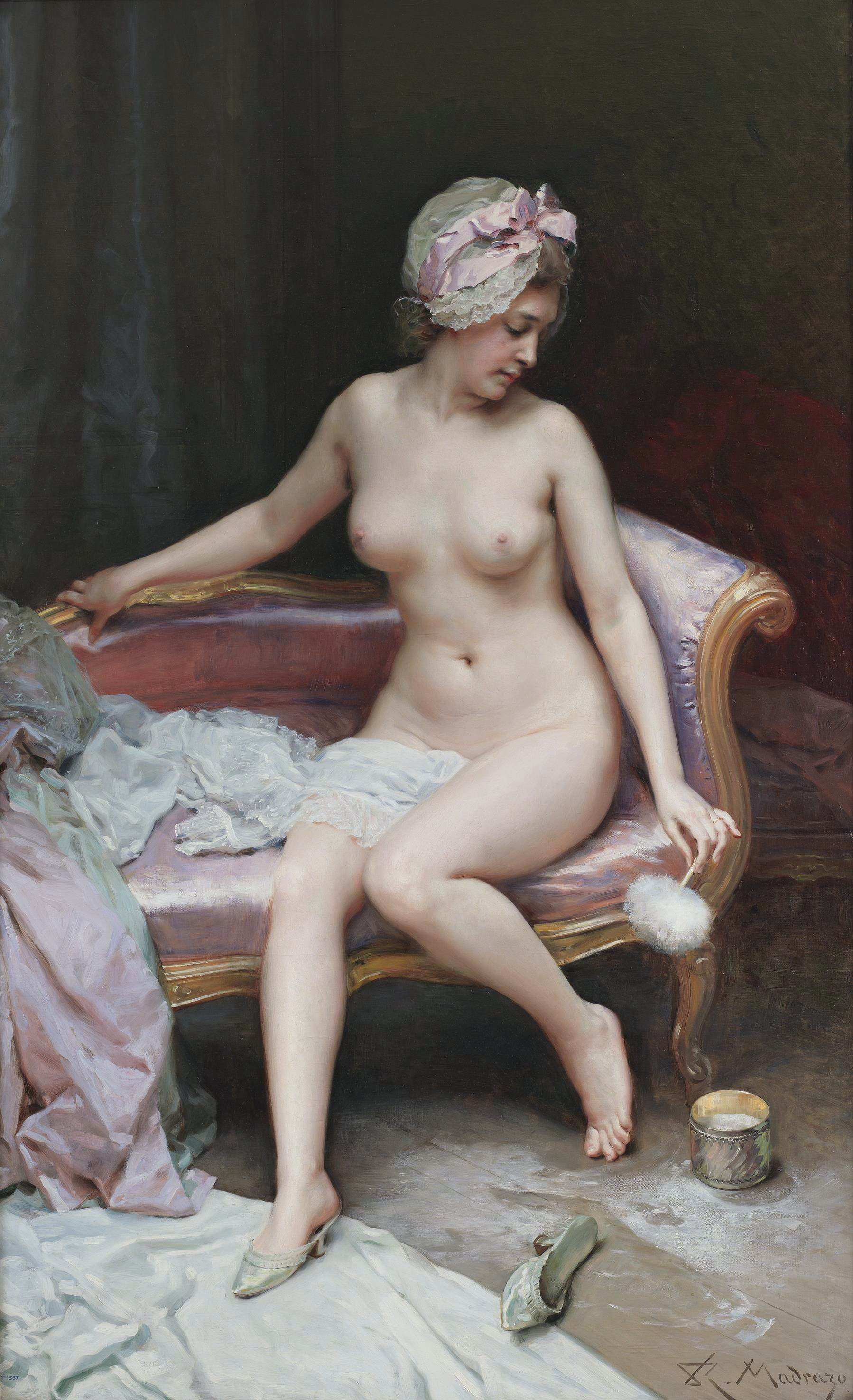0950_Raimundo de Madrazo y Garreta_After the Bath (Female Nude) 썸네일