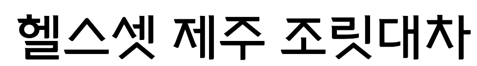 헬스셋 고딕 미리보기
