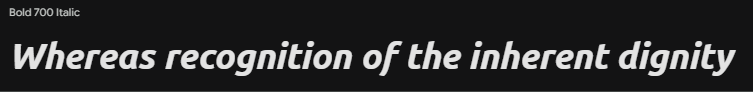 Ubuntu_Bold 700 Italic 미리보기