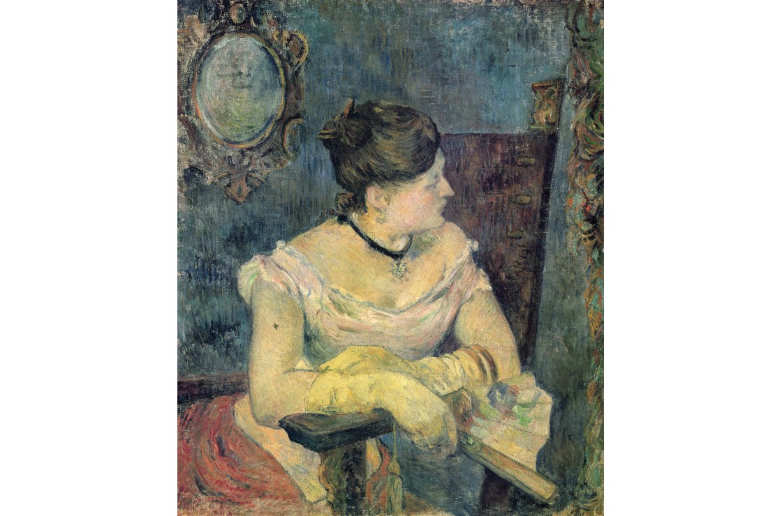 Porträt der Mme Gauguin im Abendkleid 썸네일