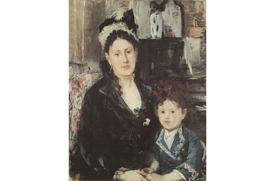 Porträt von Mme Boursier und ihrer Tochter 썸네일