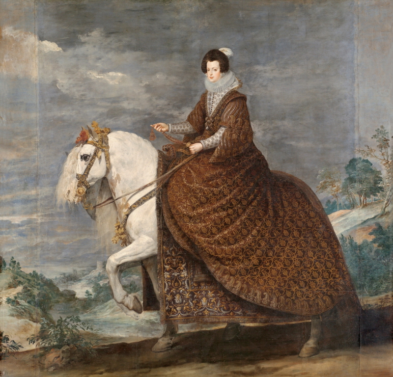 Equestrian Portrait of Elisabeth of France 썸네일