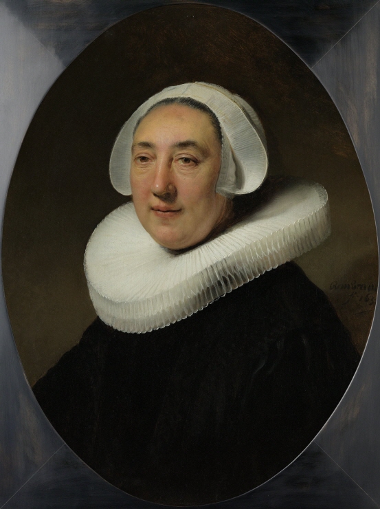 Portret of van Haesje Jacobsdr van Cleyburgh 썸네일