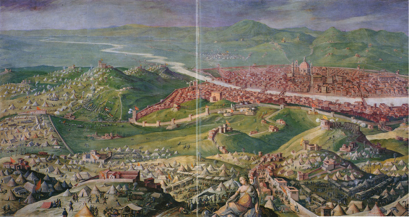 Fresco of the 1530 Siege of Florence 썸네일