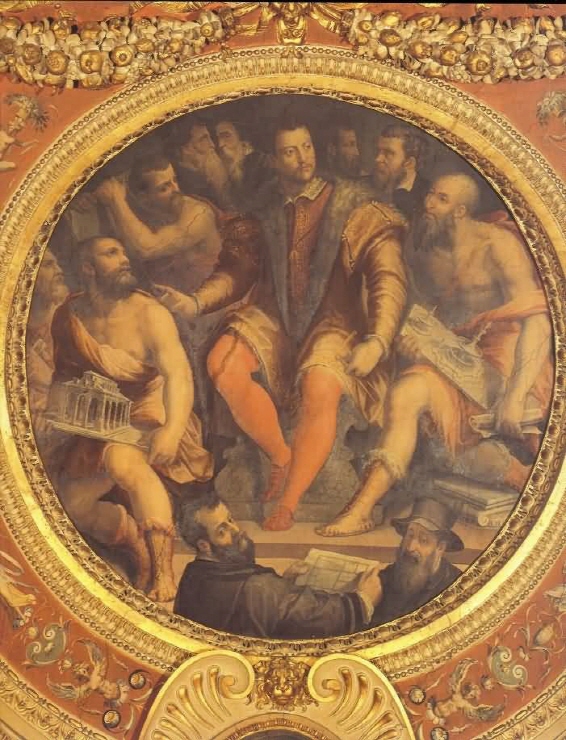 Cosimo I de Medici surrounded by his Architects, Engineers and Sculptors 썸네일