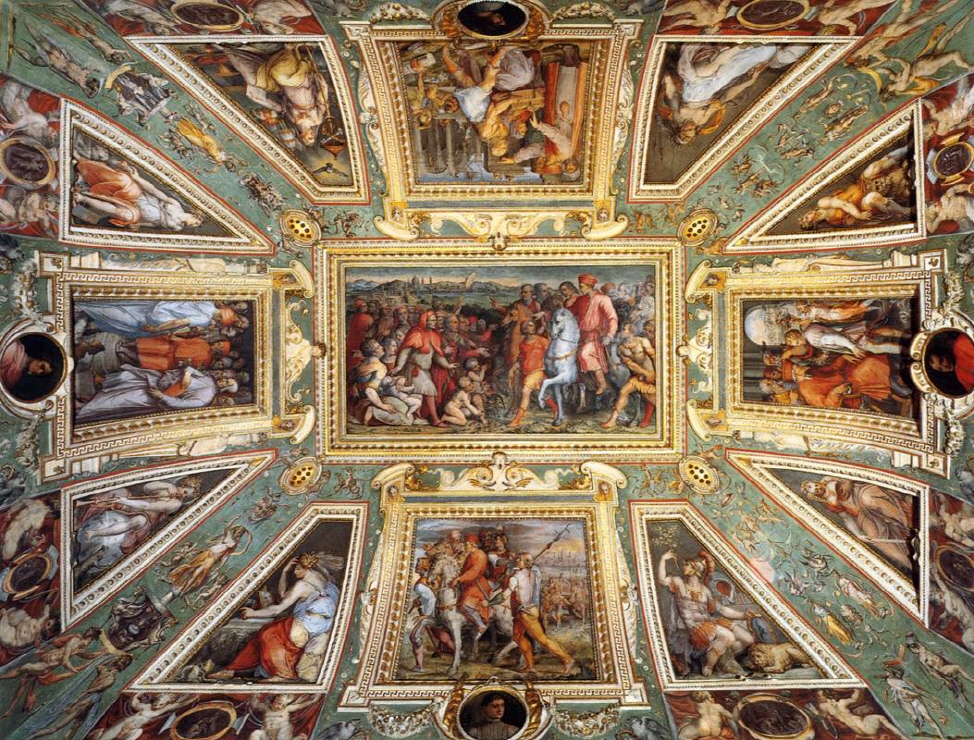 Ceiling decoration Palazzo Vecchio, Florence 썸네일