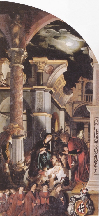 Oberried Altarpiece, The Birth of Christ, right panel 썸네일
