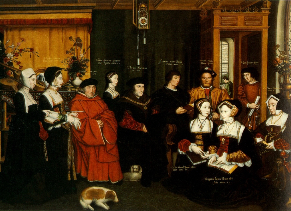 The Family of Thomas More, by Rowland Lockey, after Holbein's lost painting 썸네일