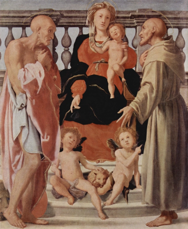 Madonna with St. Francis and St. Jerome 썸네일