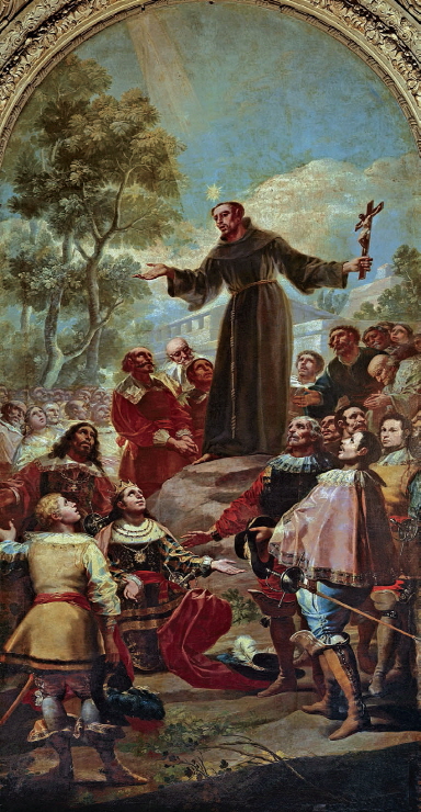 San Bernardino of Siena preaching before Alfonso V of Aragon 썸네일