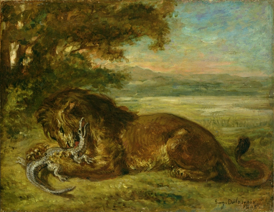 Löwe und Alligator 썸네일