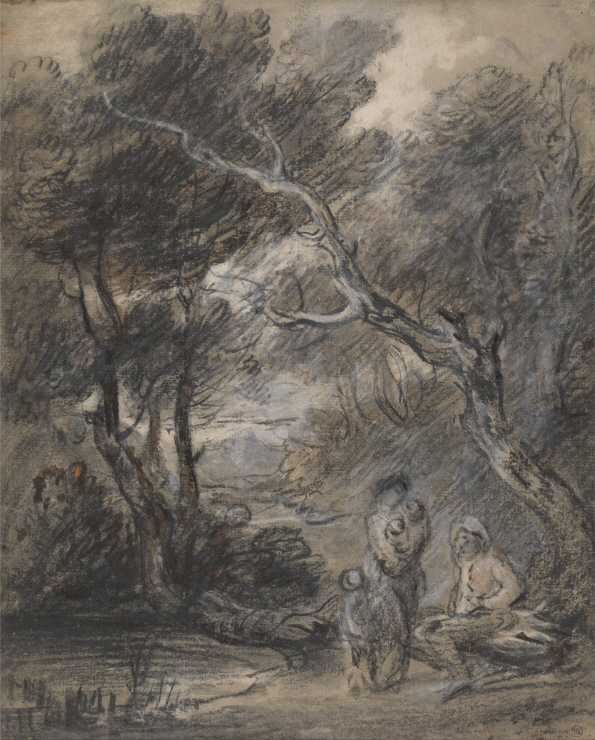 Wooded Landscape with Figures 썸네일