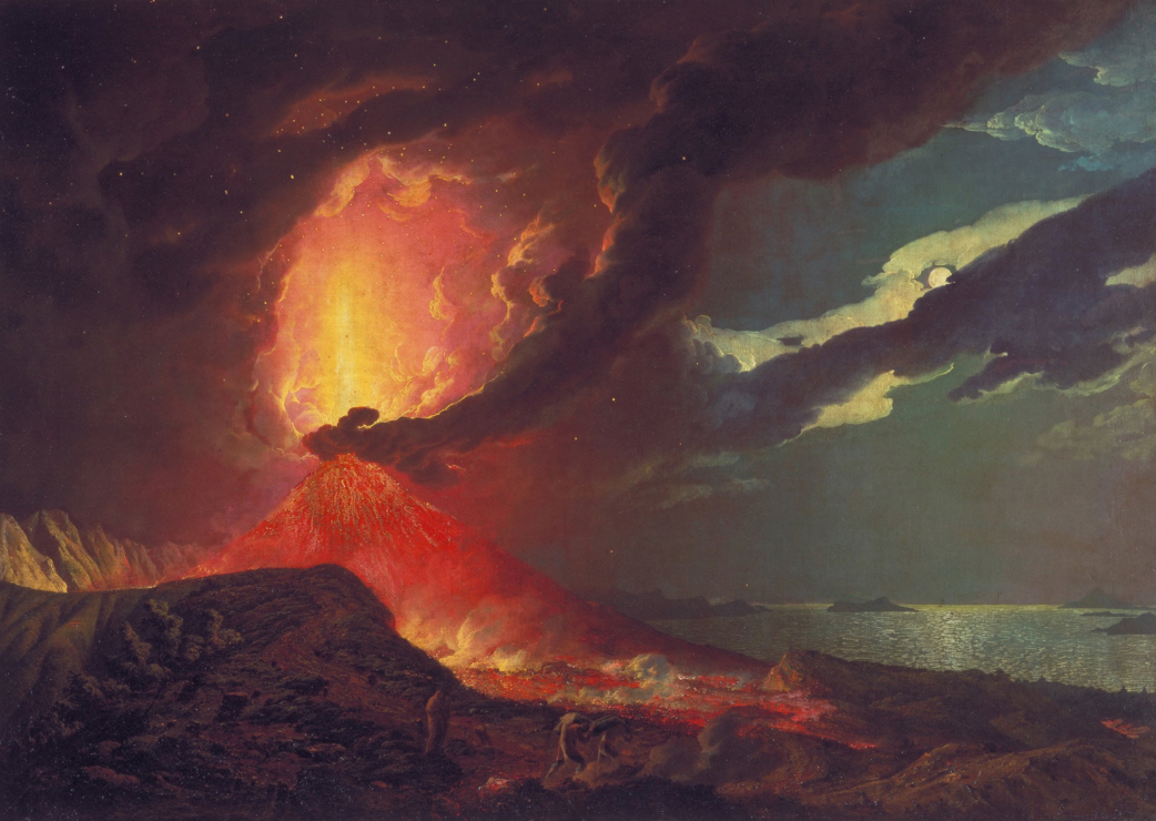 Vesuvius in Eruption, with a View over the Islands in the Bay of Naples 썸네일