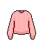 0758_디자인에셋(픽셀아트)_가상공간_옷가게_clothing store_sweater_pink 썸네일