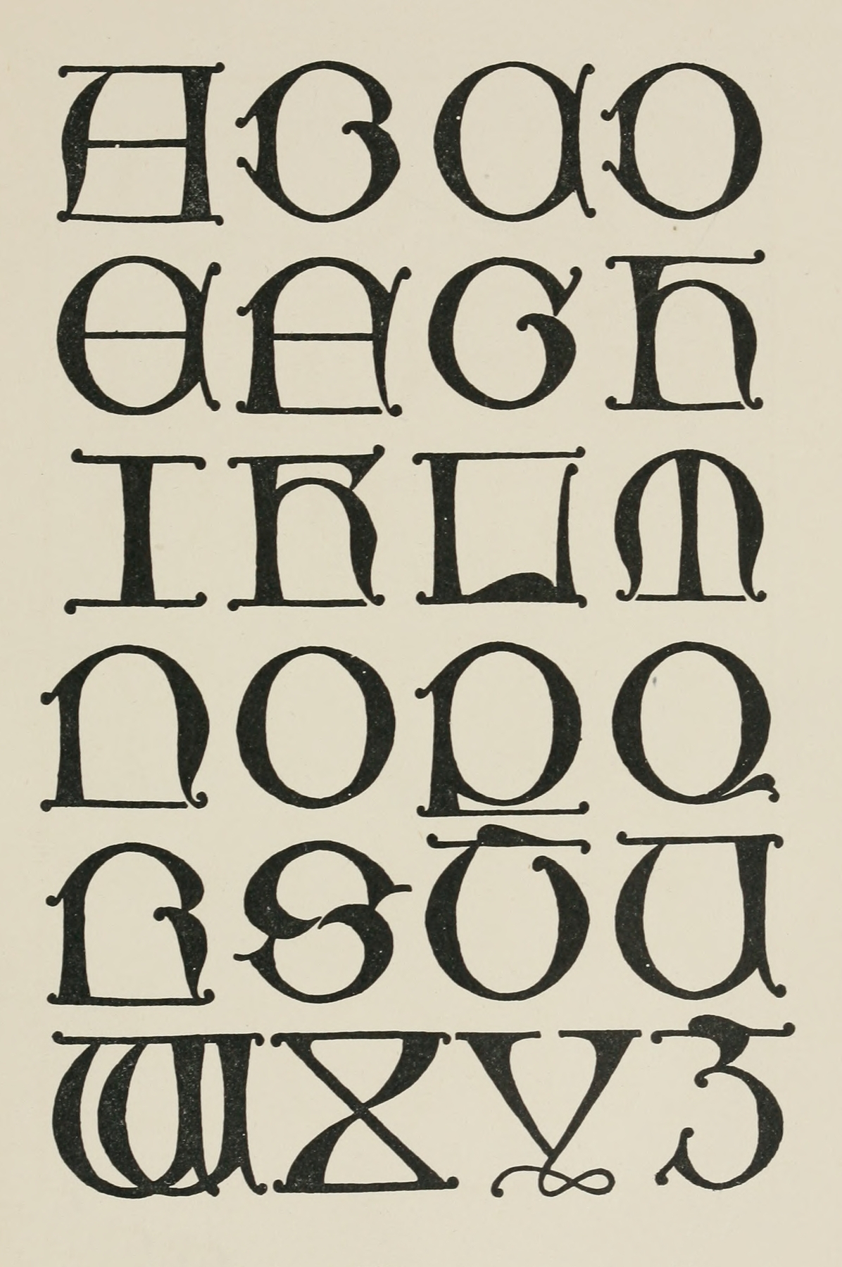 Spanish Uncial Gothic Capitals 썸네일