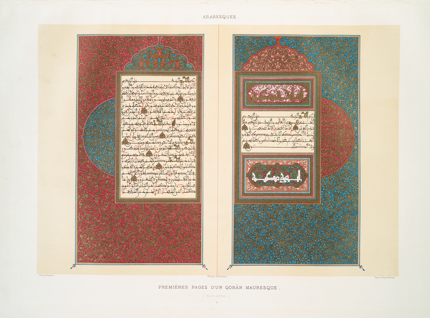 Arabesques; premières pages d’un Qorân mauresque 썸네일