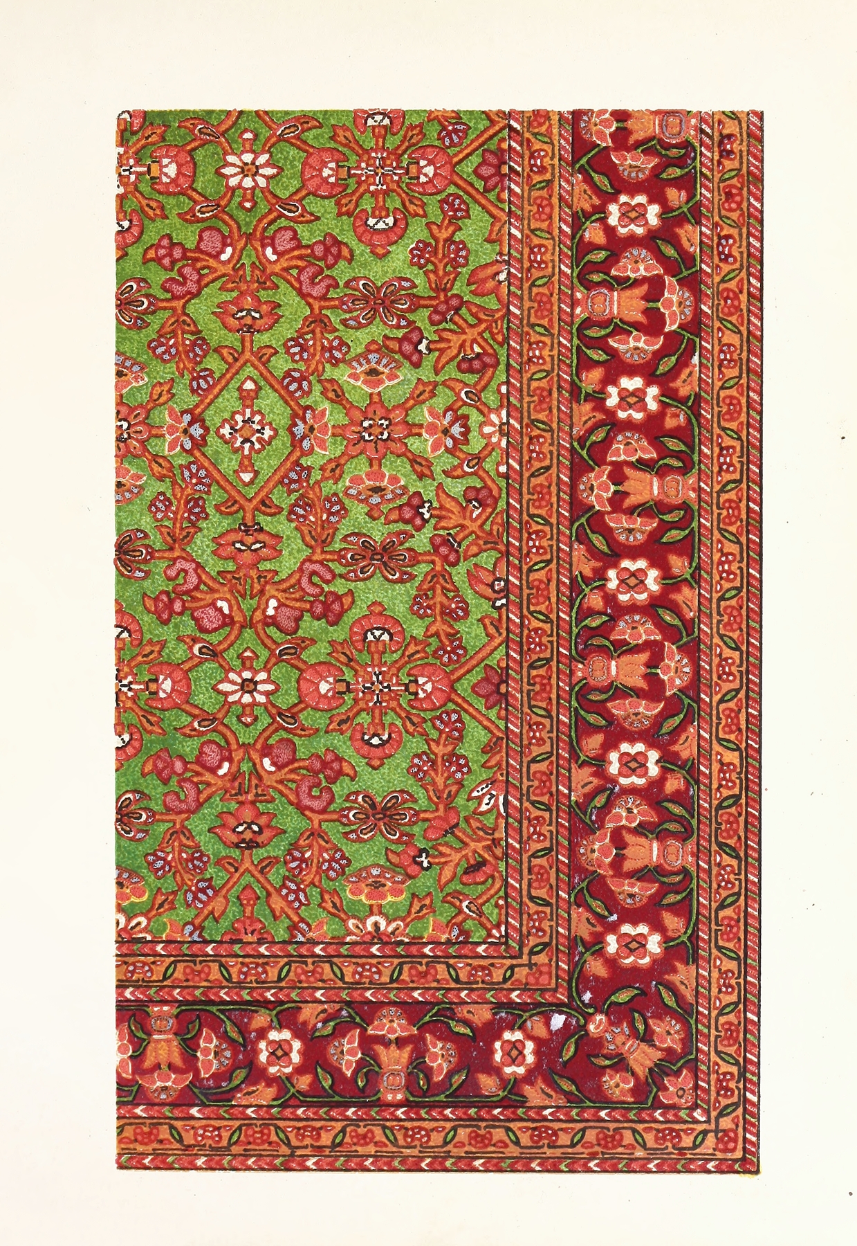 Silk Carpet. Modern Indian 썸네일