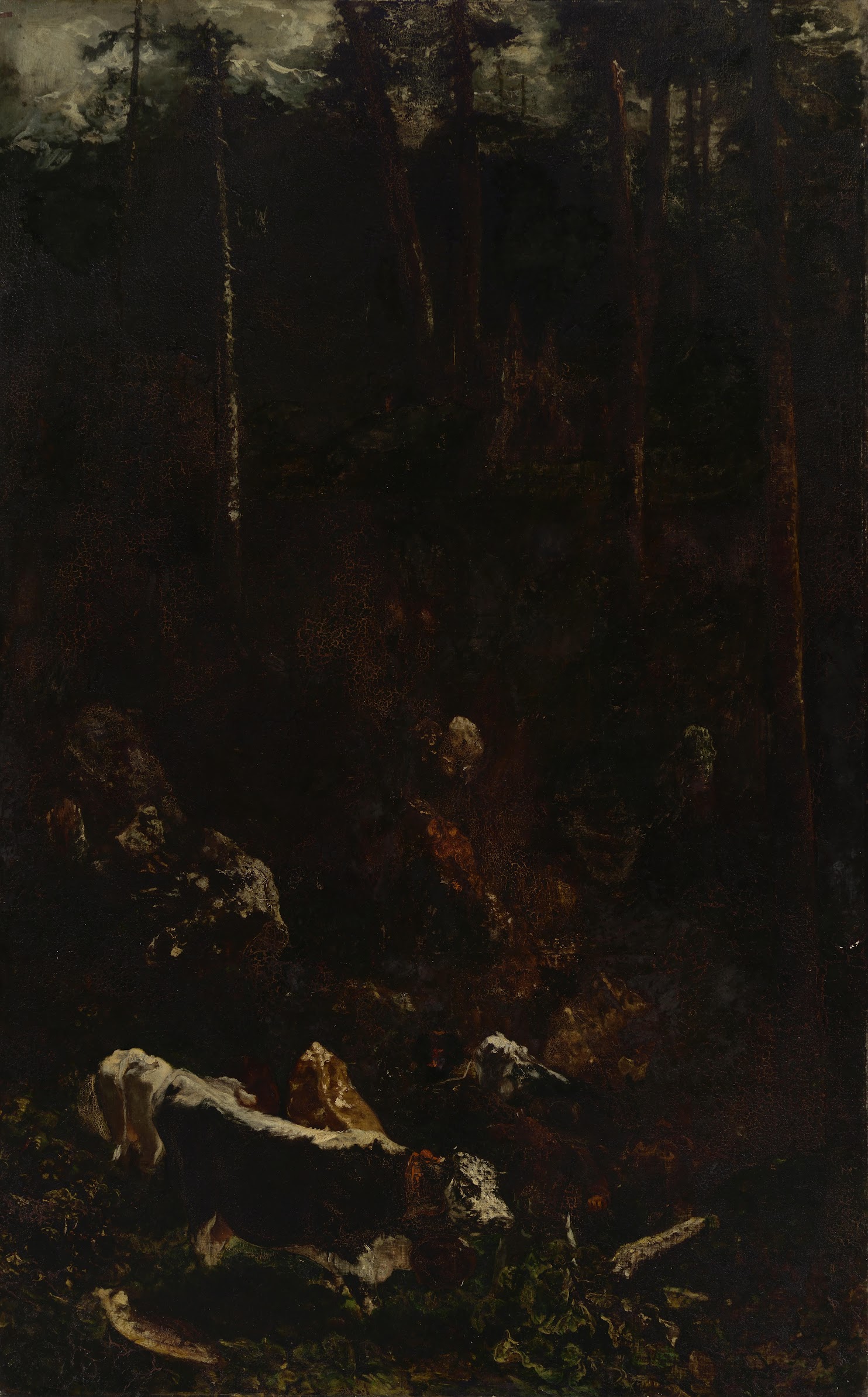 0513_Theodore Rousseau_The Descent of the Cattle in the High Jura Mountains 썸네일