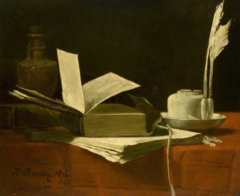 0603_François Bonvin_Still Life with a Book and an Ink Well 썸네일