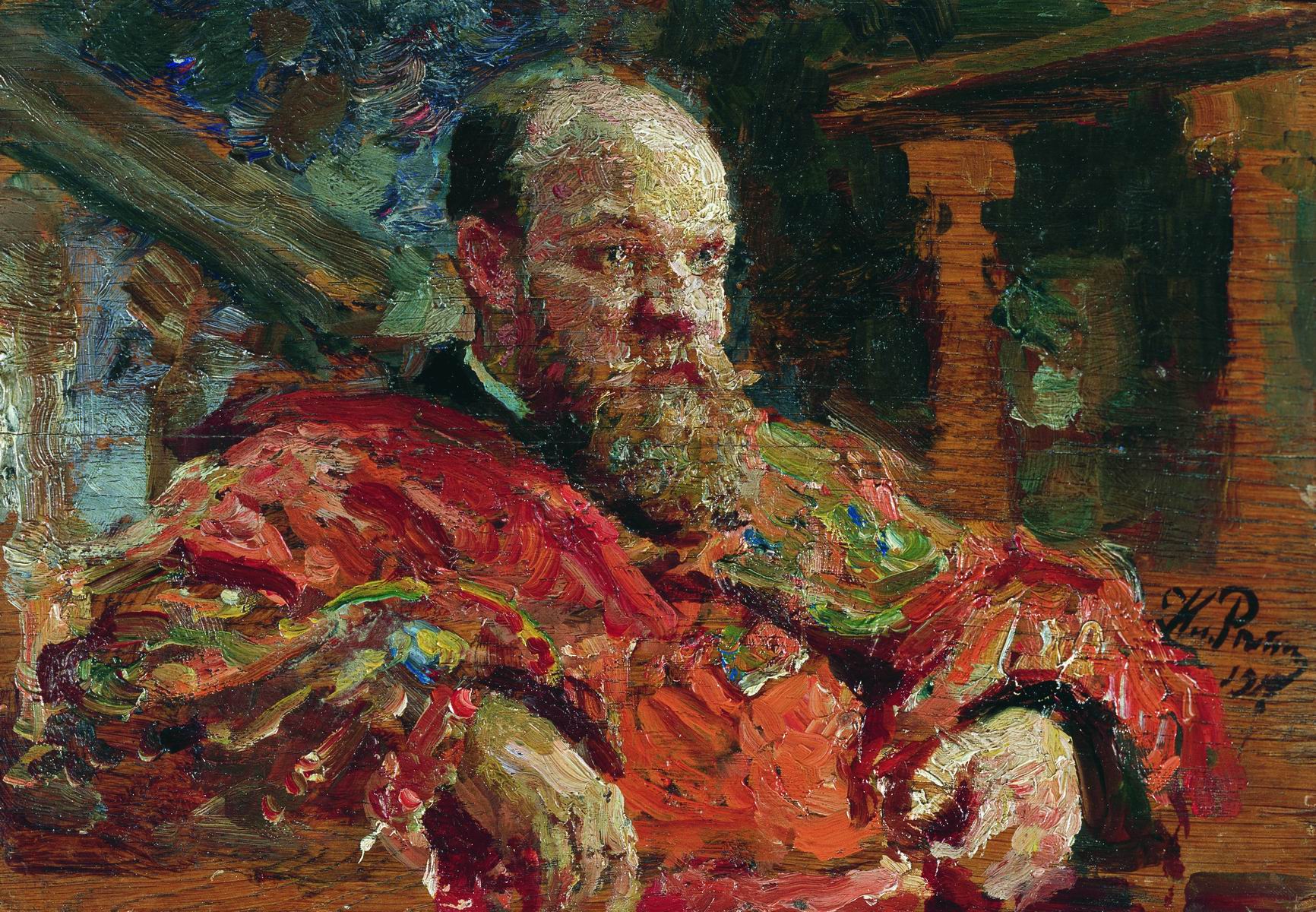 0238_Ilya Yefimovich Repin_Portrait of N. V. Delyarov 썸네일