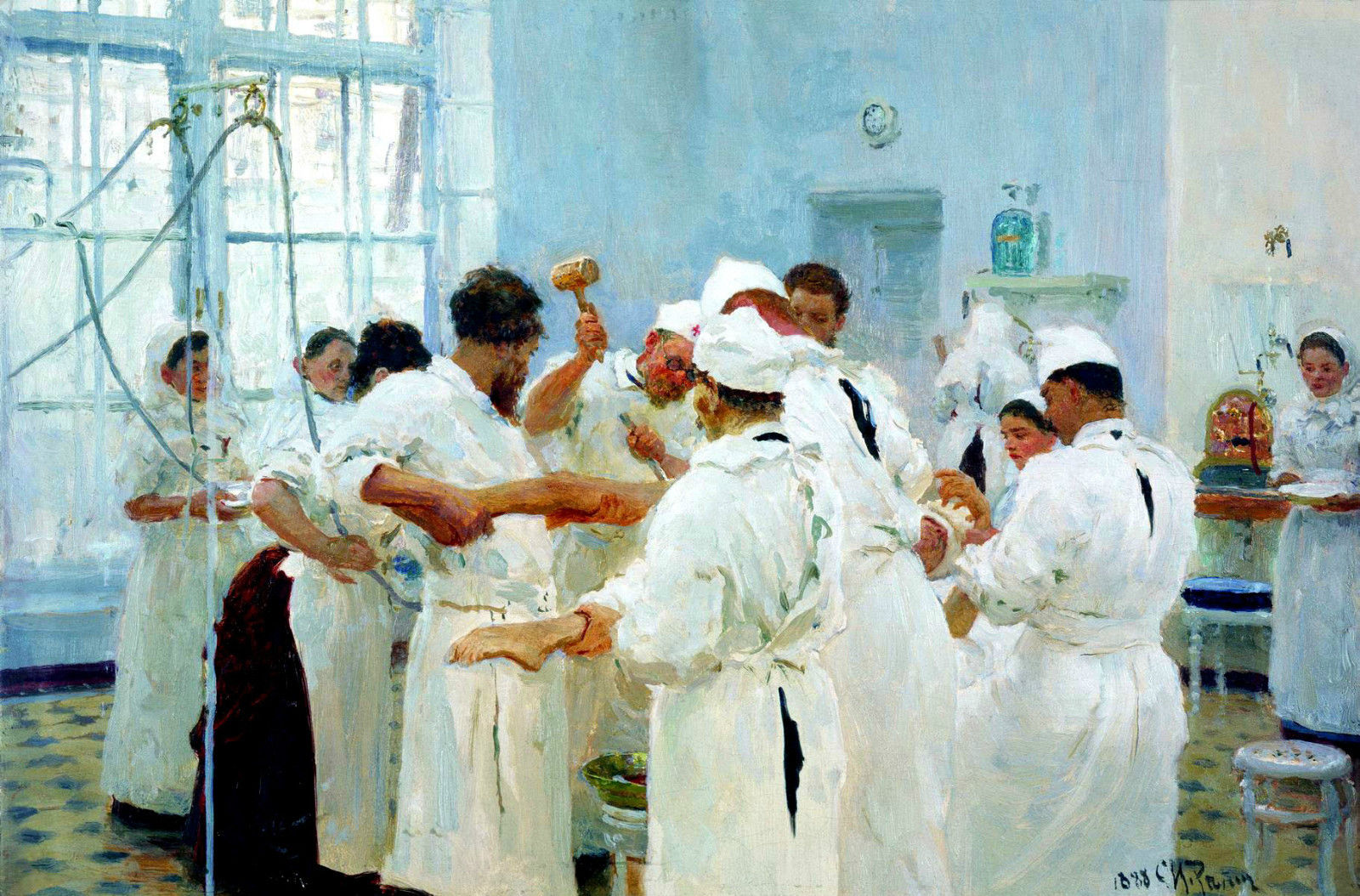 0193_Ilya Yefimovich Repin_Surgeon E. V. Pavlov in the operating room 썸네일