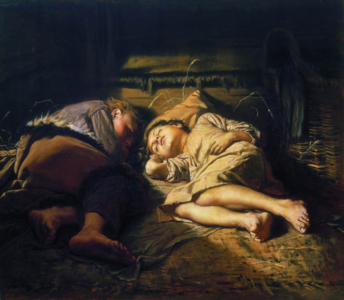 0726_Vasily Grigorevich Perov_Sleeping children 썸네일