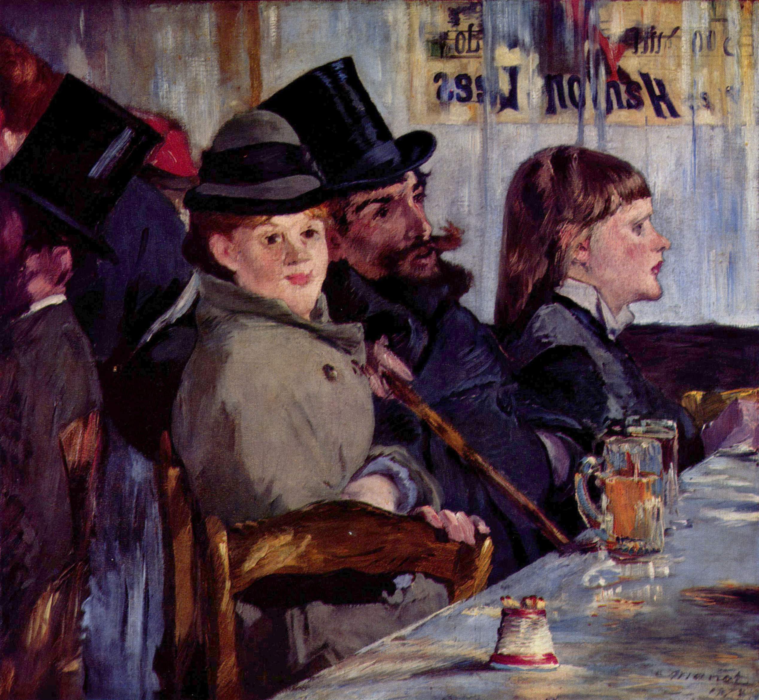 0087_Edouard Manet_Im Café  Cabaret von Reichshoffen 썸네일