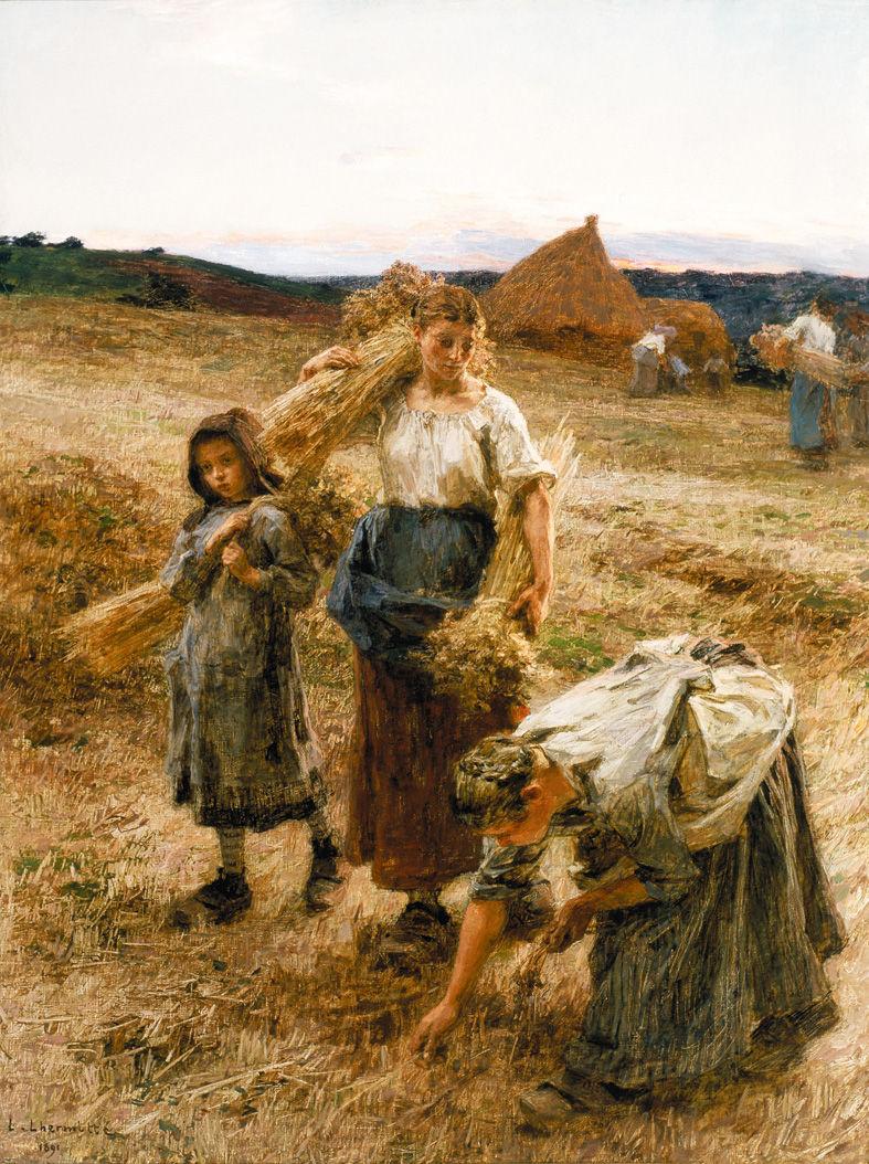 0651_Léon Lhermitte_The Gleaners, End of the Day 썸네일