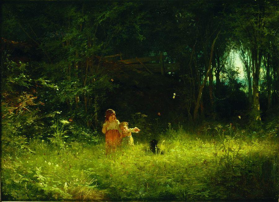 0751_Ivan Kramskoi_Children in the forest 썸네일