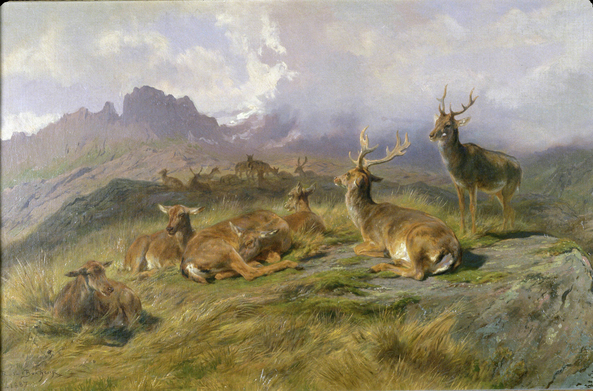 0631_Marie Rosalie Bonheur_Landscape with Deer 썸네일