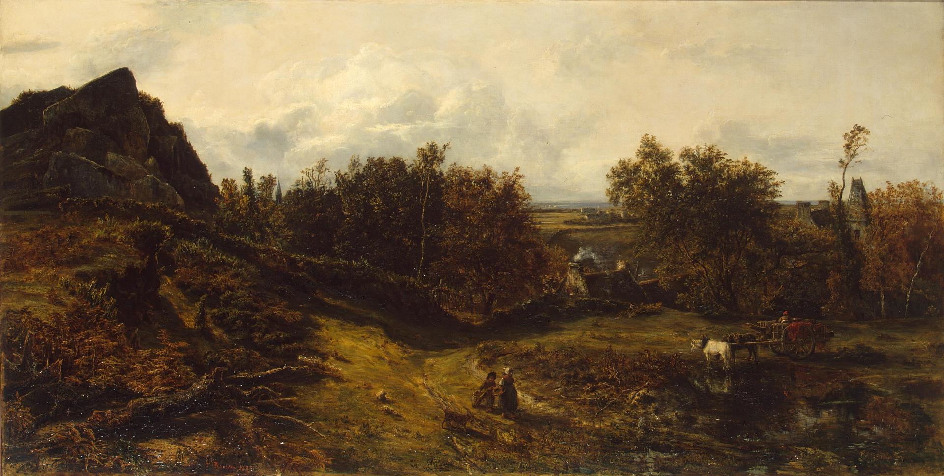 0505_Theodore Rousseau_View on the Outskirts of Granville 썸네일