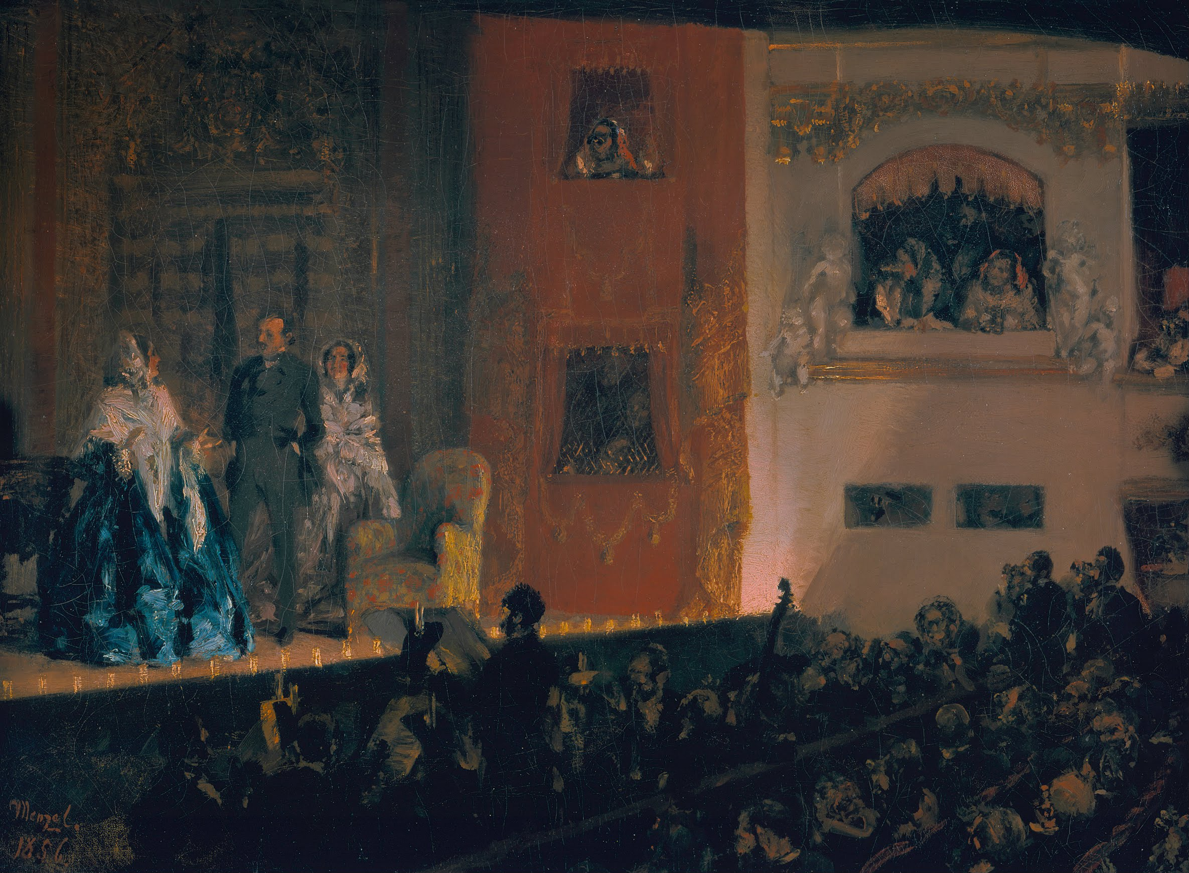 0815_Adolf menzel_The Théâtre du Gymnase 썸네일