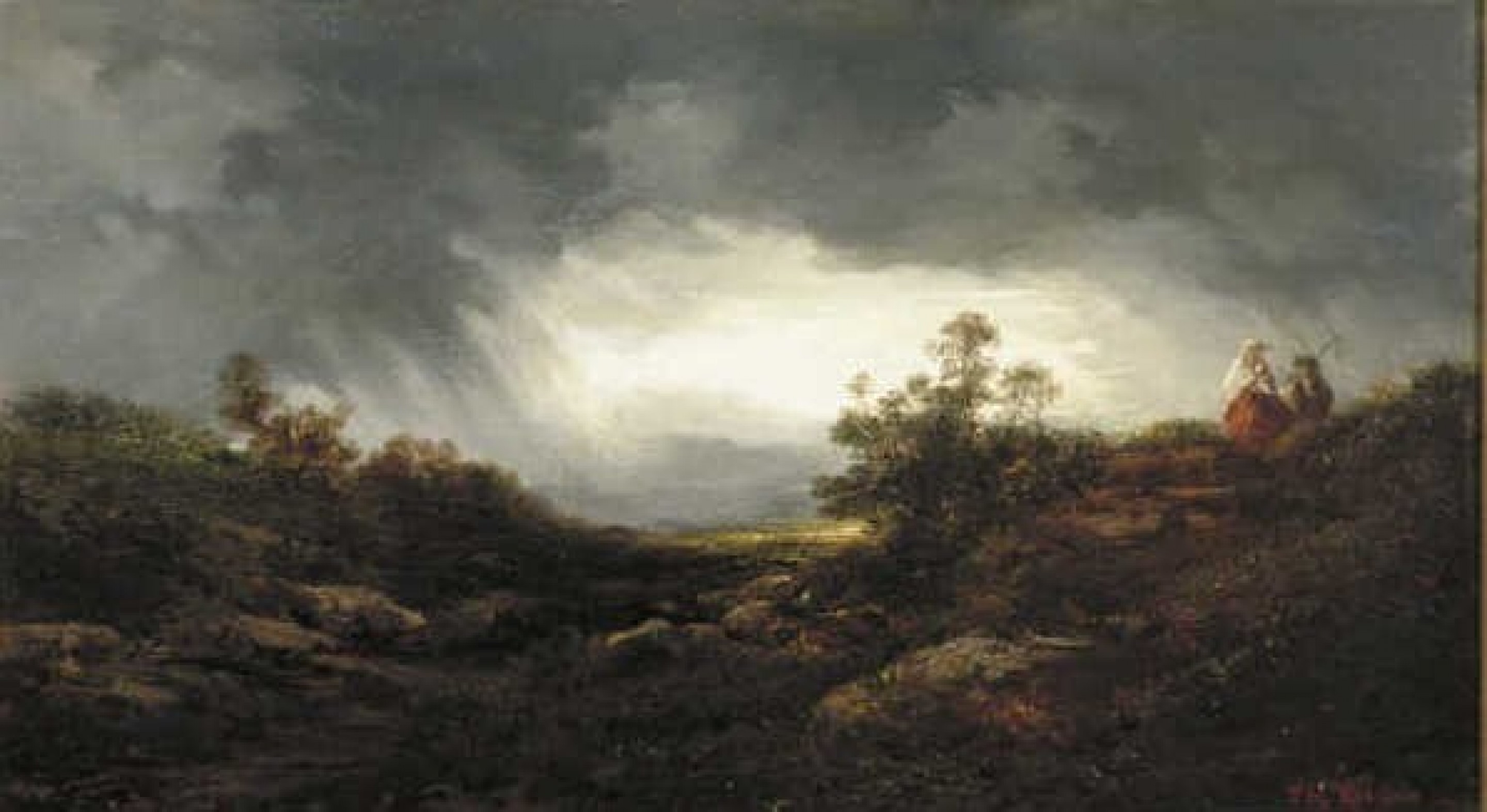 0511_Theodore Rousseau_Rising Storm above a Hilly and Wooded Landscape 썸네일