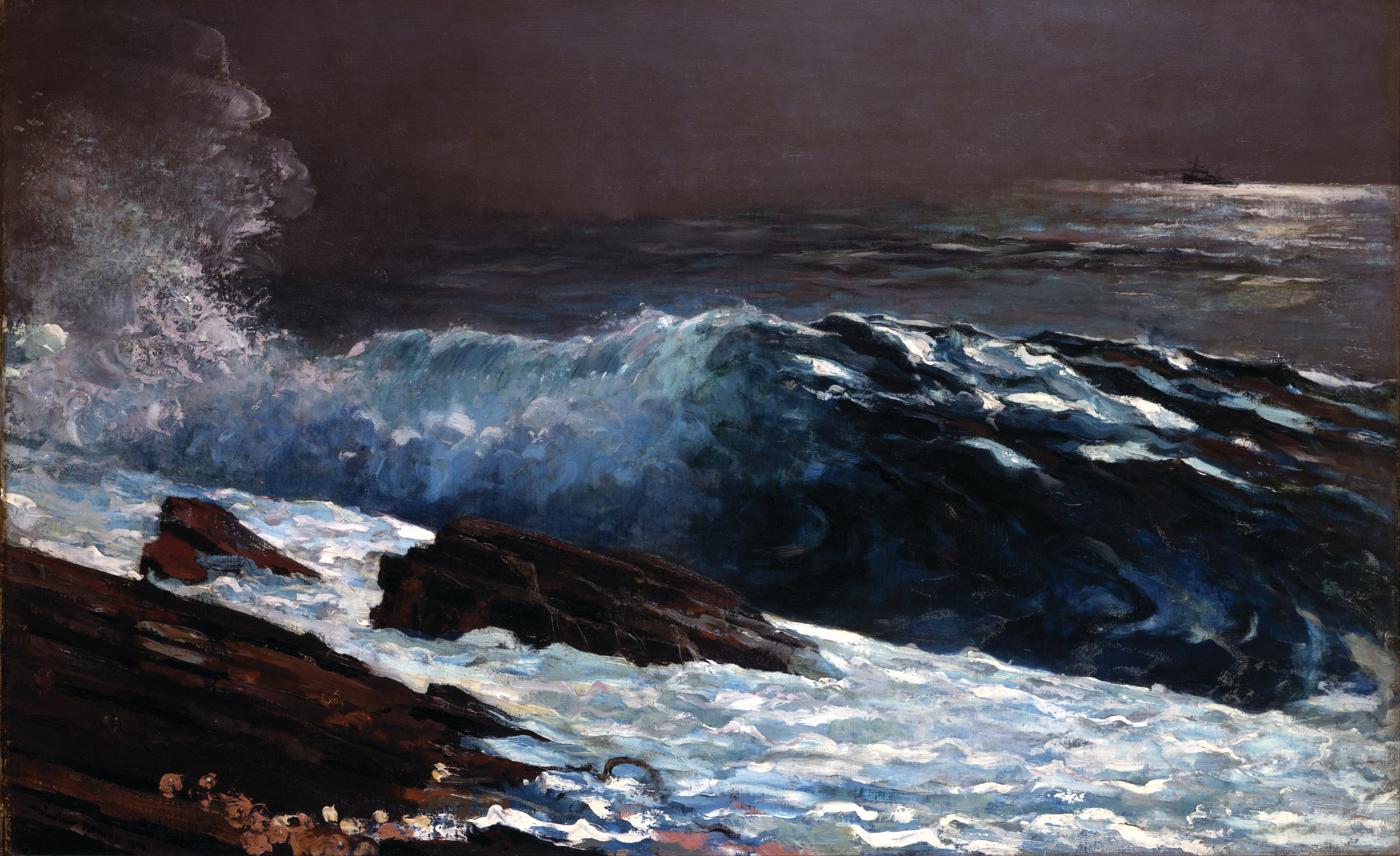 0445_Winslow Homer_Sunlight on the Coast 썸네일
