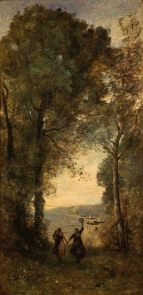0397_Jean-Baptiste-Camille Corot_Reminiscence of the Beach of Naples 썸네일