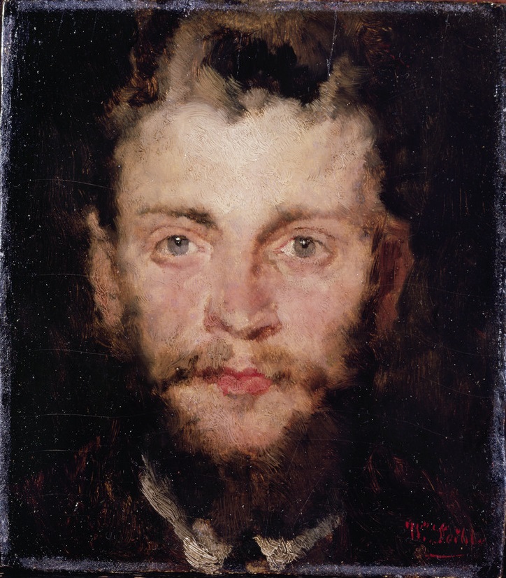 0533_Wilhelm Leibl_Portrait of the artist Johann Sperl (1840-1914) 썸네일