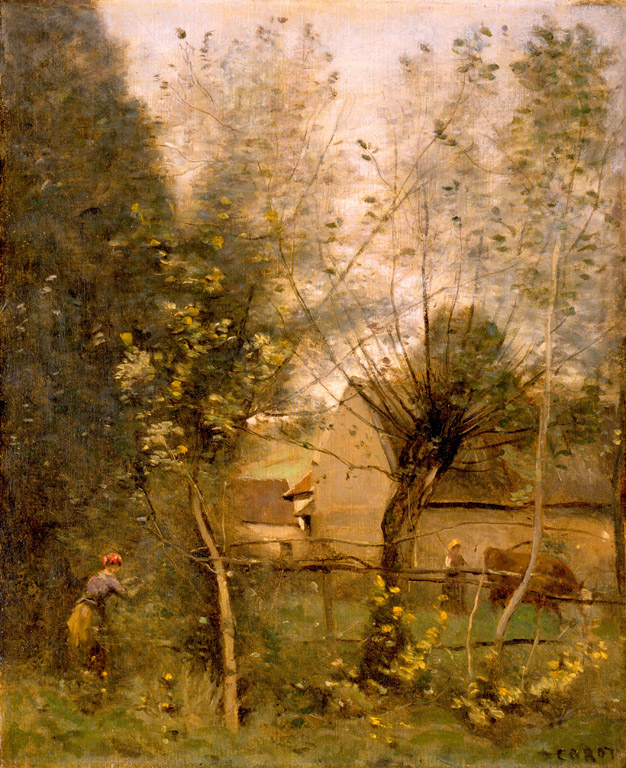 0351_Jean-Baptiste-Camille Corot_Farm Scene 썸네일