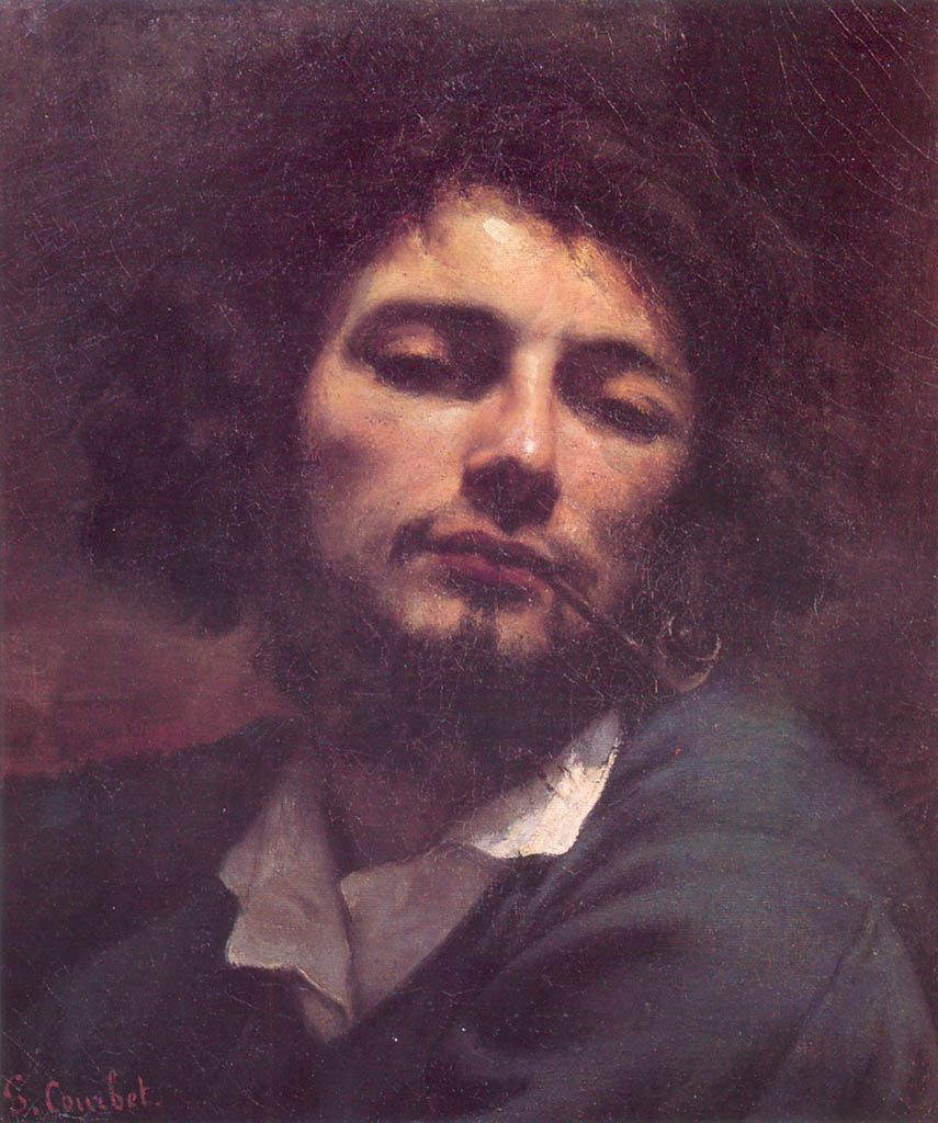 0002_Gustave Courbet_Self-portrait with Pipe 썸네일